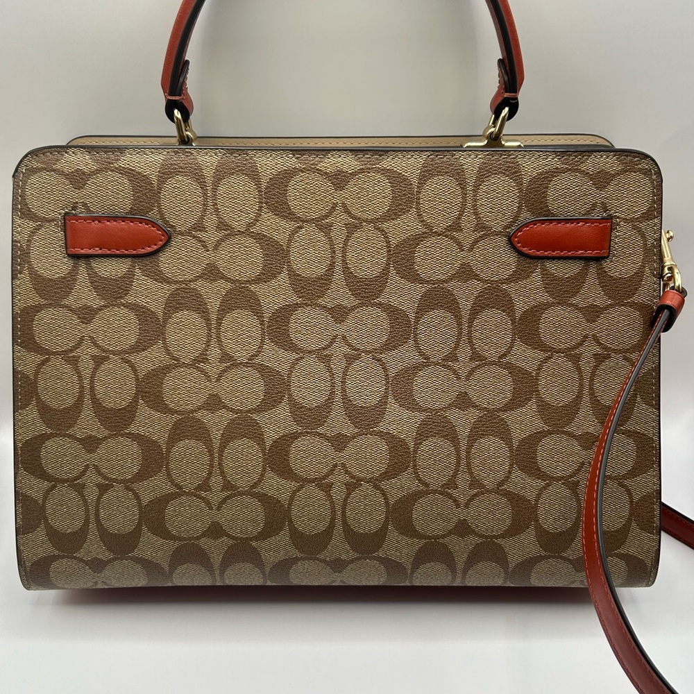 Coach Carryall Color Block Satchel - Picture 2 of 15